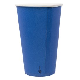 Pappbecher „Farben“ Blau 600ml Ø9,4cm (320 Stück)