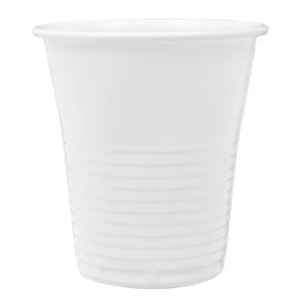 Vaso de Plastico PS Blanco 166ml  (Paquete 100 unidades)