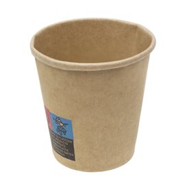 Kartonbecher 3Oz/100ml Kraft-Kraft Ø5,8cm (1.500 Stück)