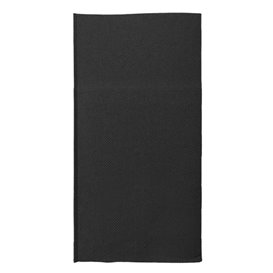 Besteckservietten 40x40cm Schwarz (30 Stück)