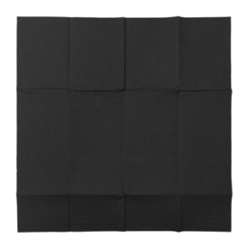 Besteckservietten 40x40cm Schwarz (30 Stück)