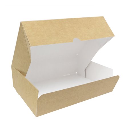 Gebäck Box Kraftkarton 20,4x15,8x6cm 1kg (20 Stück)