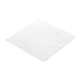 Papierservietten mit Rand 40x40cm 1-lagige Weiß (9.600 Stück)