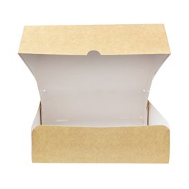 Gebäck Box Kraftkarton 20,4x15,8x6cm 1kg (20 Stück)