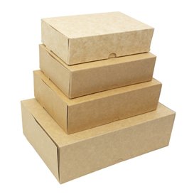 Gebäck Box Kraftkarton 18,2x13,6x5,2cm 500g (280 Stück)