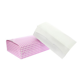 Gebäck Box pink 18,2x13,6x5,2cm 500g (25 Stück)