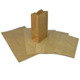Papiertüten ohne Henkel Kraft braun 50g/m² 18+12x29cm (25 Stück)