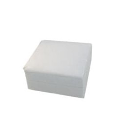 Papierservietten weiß 30x30cm 1-lagig (100 Stück)