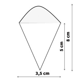 Kegel Bambu 80mm (50 Einh.)