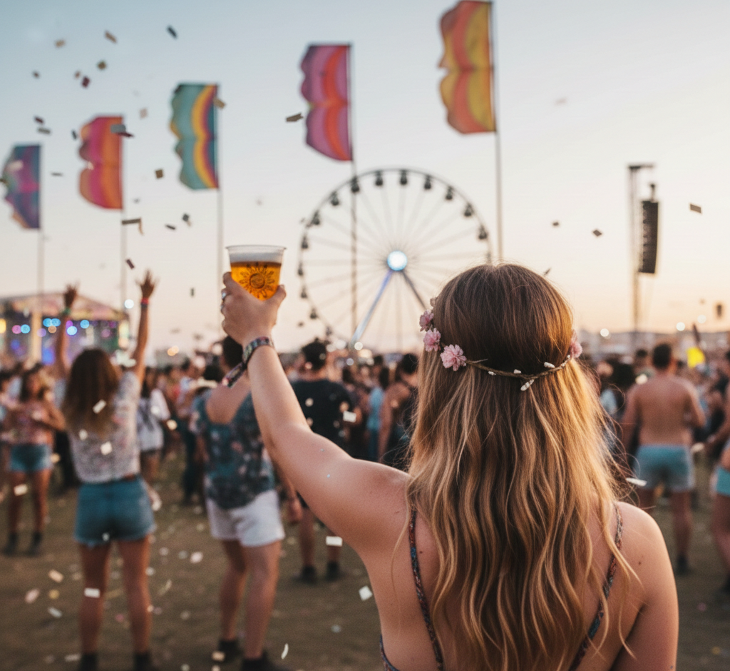 Verres à bière personnalisés utilisés lors d’événements, festivals et salons comme élément de branding, d’expérience et de souvenir pour les participants.